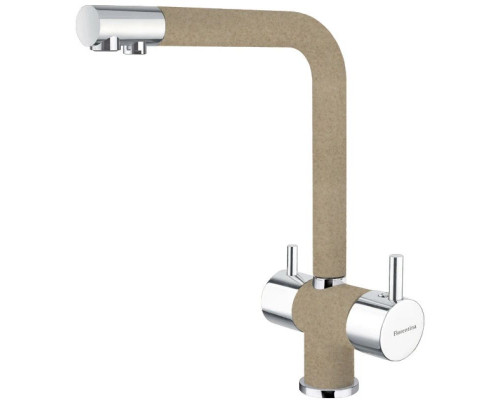 Купить Смеситель для кухни Florentina Ares AV хром/песочный 30.30H.2120.107 в магазине сантехники Santeh-Crystal.ru