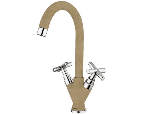 Заказать Смеситель для кухни Florentina Ita AV хром/бежевый 30.29H.1120.104 в магазине сантехники Santeh-Crystal.ru