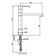 Купить Смеситель для кухни Paini Q 19CR579S в магазине сантехники Santeh-Crystal.ru