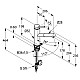 Приобрести Смеситель для кухни Kludi Tangenta 44991F875 в магазине сантехники Santeh-Crystal.ru