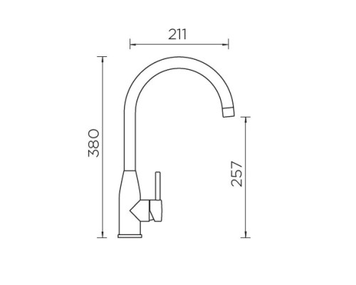 Приобрести Смеситель для кухни Schock Kavus саббиа 710425 в магазине сантехники Santeh-Crystal.ru