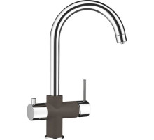 Смеситель для кухни с подключением к фильтру Schock Arcada хром/мокка 710312