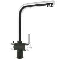 Смеситель для кухни с подключением к фильтру Schock Vitus нержавеющая сталь/оникс 710428