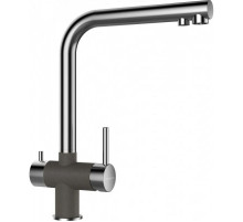 Смеситель для кухни с подключением к фильтру Schock Vitus нержавеющая сталь/баварский камень 710560