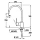 Приобрести Смеситель для кухни Teka IN 995 53995120FA в магазине сантехники Santeh-Crystal.ru
