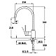 Купить Смеситель для кухни Teka IN 995 53995120FP в магазине сантехники Santeh-Crystal.ru