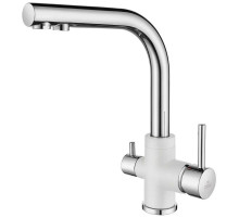 Смеситель для кухни с подключением к фильтру Paulmark Essen Es213011-WHCR