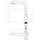 Приобрести Смеситель для кухни с подключением к фильтру Paulmark Essen Es213011-CHCR в магазине сантехники Santeh-Crystal.ru