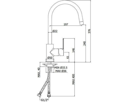 Приобрести Смеситель для кухни Paffoni Red RED180CR в магазине сантехники Santeh-Crystal.ru