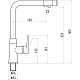 Заказать Смеситель для кухни с подключением к фильтру Savol S-L1804 в магазине сантехники Santeh-Crystal.ru