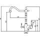 Приобрести Смеситель для кухни с подключением к фильтру Savol S-L1803B в магазине сантехники Santeh-Crystal.ru