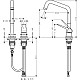 Купить Смеситель для кухни Axor Citterio M 34823000 в магазине сантехники Santeh-Crystal.ru