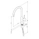 Купить Смеситель для кухни AM.PM X-Joy S F85B07000 в магазине сантехники Santeh-Crystal.ru