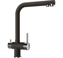 Смеситель для кухни с подключением к фильтру Schock Wellus хром/бронза 710036