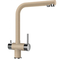 Смеситель для кухни с подключением к фильтру Schock Wellus хром/лунный камень 710263