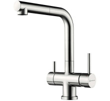 Смеситель для кухни с подключением к фильтру Omoikiri Takamatsu-S-BN нержавеющая сталь 4994346