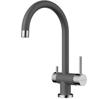 Смеситель для кухни с подключением к фильтру Omoikiri Yamada-PL платина 4994337