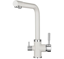 Смеситель для кухни с подключением к фильтру Granula арктик 2015wh