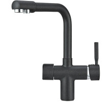 Смеситель для кухни с подключением к фильтру Granula черный 2088bl