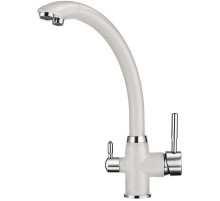 Смеситель для кухни с подключением к фильтру Granula арктик 2167wh