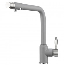 Смеситель для кухни с подключением к фильтру Granula алюминиум 2301al
