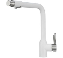 Смеситель для кухни с подключением к фильтру Granula арктик 2301wh