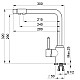 Заказать Смеситель для кухни с подключением к фильтру Granula шварц 2301sv в магазине сантехники Santeh-Crystal.ru