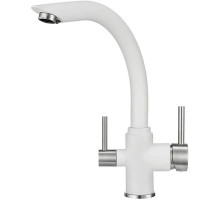 Смеситель для кухни с подключением к фильтру Granula арктик 2304wh