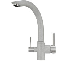 Смеситель для кухни с подключением к фильтру Granula базальт 2304bt