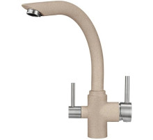 Смеситель для кухни с подключением к фильтру Granula песок 2304sa