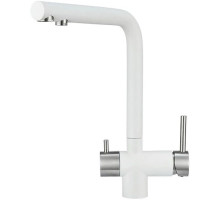 Смеситель для кухни с подключением к фильтру Granula арктик 2305wh