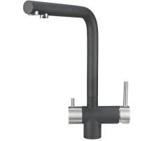 Смеситель для кухни с подключением к фильтру Granula графит 2305bg