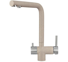 Смеситель для кухни с подключением к фильтру Granula песок 2305sa