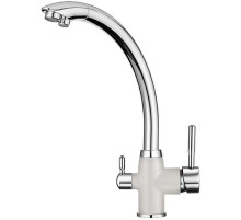 Смеситель для кухни с подключением к фильтру Granula арктик 3167wh