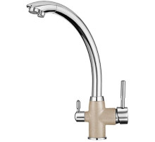 Смеситель для кухни с подключением к фильтру Granula песок 3167sa