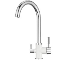 Смеситель для кухни с подключением к фильтру Granula арктик 3168wh
