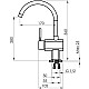Заказать Смеситель для кухни Granula черный st31bl в магазине сантехники Santeh-Crystal.ru