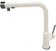 Смеситель для кухни с подключением к фильтру GranFest белый 7671