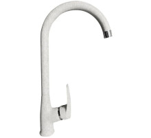 Смеситель для кухни GranFest Quarz белый GF-Z3424