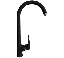 Смеситель для кухни GranFest Quarz черный GF-Z3424