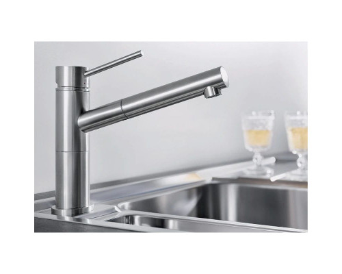 Купить Смеситель для кухни Blanco Alta-S Compact Хром 515122 в магазине сантехники Santeh-Crystal.ru