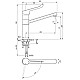 Купить Смеситель для кухни CoolStart Ideal Standard Ceraflex BC137AA в магазине сантехники Santeh-Crystal.ru