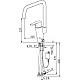 Заказать Смеситель для кухни Oras Cubista 2839F-Y в магазине сантехники Santeh-Crystal.ru