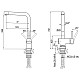 Приобрести Смеситель для кухни Paulmark Spring SP212067-SS в магазине сантехники Santeh-Crystal.ru