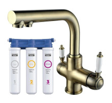 Смеситель для кухни с фильтром Lemark Villa LM4861B + H851P00