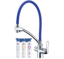Смеситель для кухни с фильтром Lemark Comfort LM3070C-Blue + H851P00