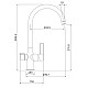 Приобрести Смеситель для кухни с фильтром IDDIS Pure PURBNFJi05 + H851P00 в магазине сантехники Santeh-Crystal.ru
