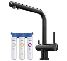 Смеситель для кухни с фильтром Omoikiri Nagano-GB графит 4994284 + H851P00