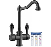 Смеситель для кухни с фильтром Omoikiri Tottori-DB-BL глубокий черный 4994079 + H851P00