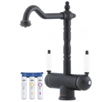 Смеситель для кухни с фильтром Omoikiri Amagasaki-O античная бронза 4994293 + H851P00